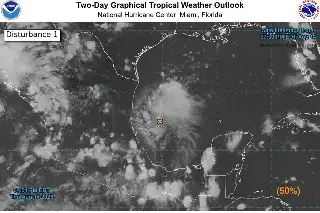 Imagen Reportan que el disturbio tropical 98L podría impactar como depresión tropical