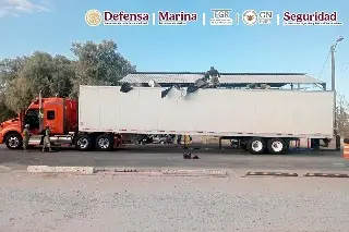 Imagen Aseguran tráiler con mil 201 paquetes de cocaína en Sonora: Harfuch