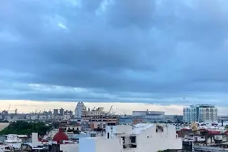 Imagen Una gran nube cubre Veracruz, este es el pronóstico del tiempo para hoy