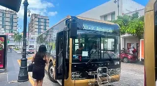 Imagen Estas son las rutas con las que inician a circular los camiones Ulúa en Veracruz