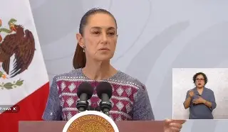 Imagen Sheinbaum afirma que es falso que esté 'entre la espada y la pared'