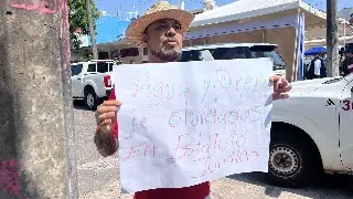 Imagen Hombre que se manifestó en centro médico es asociado a un partido político: Alcaldesa de Boca del Río